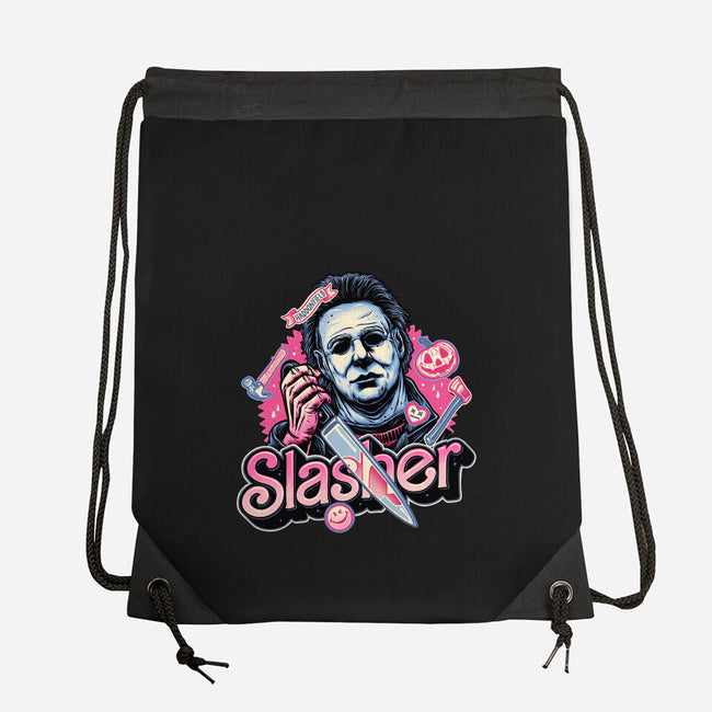 Slasher Love-None-Drawstring-Bag-glitchygorilla