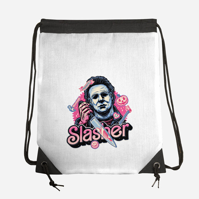 Slasher Love-None-Drawstring-Bag-glitchygorilla