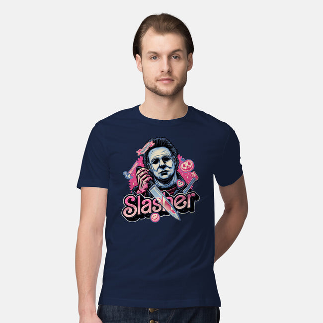 Slasher Love-Mens-Premium-Tee-glitchygorilla