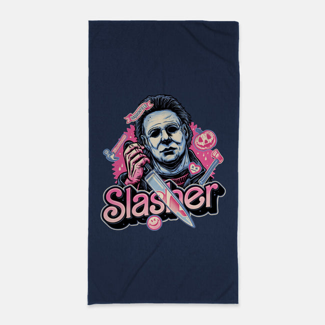 Slasher Love-None-Beach-Towel-glitchygorilla