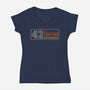 Retro 42-Womens-V-Neck-Tee-DrMonekers