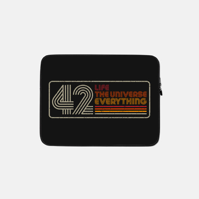 Retro 42-None-Zippered-Laptop Sleeve-DrMonekers