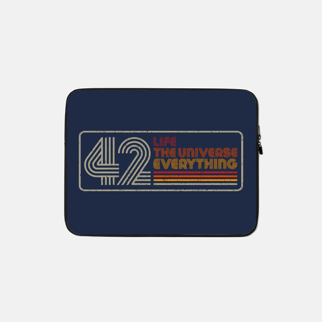 Retro 42-None-Zippered-Laptop Sleeve-DrMonekers