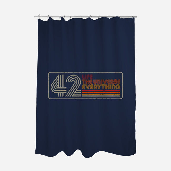 Retro 42-None-Polyester-Shower Curtain-DrMonekers