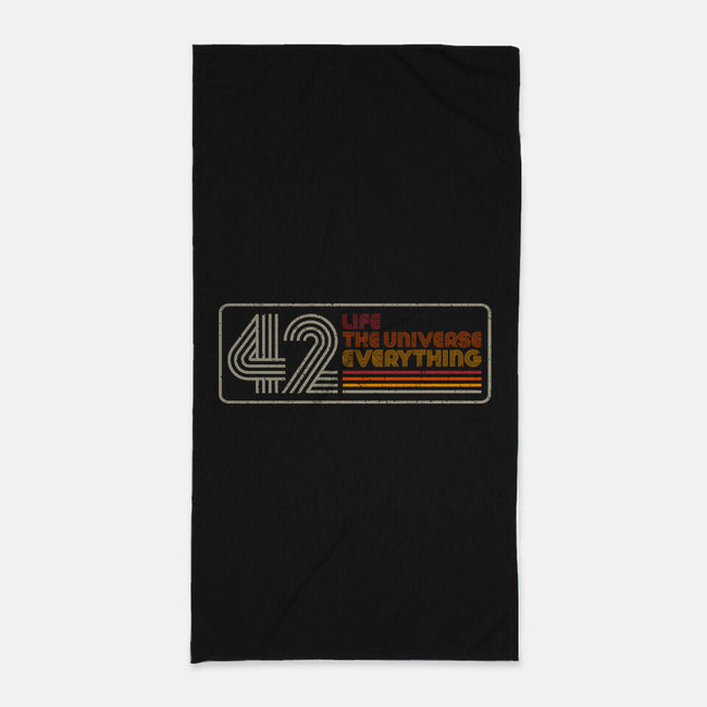 Retro 42-None-Beach-Towel-DrMonekers