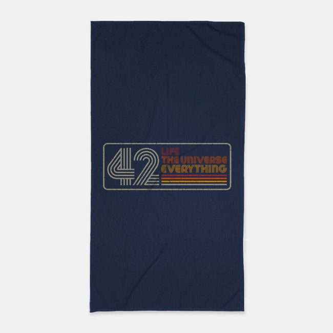 Retro 42-None-Beach-Towel-DrMonekers