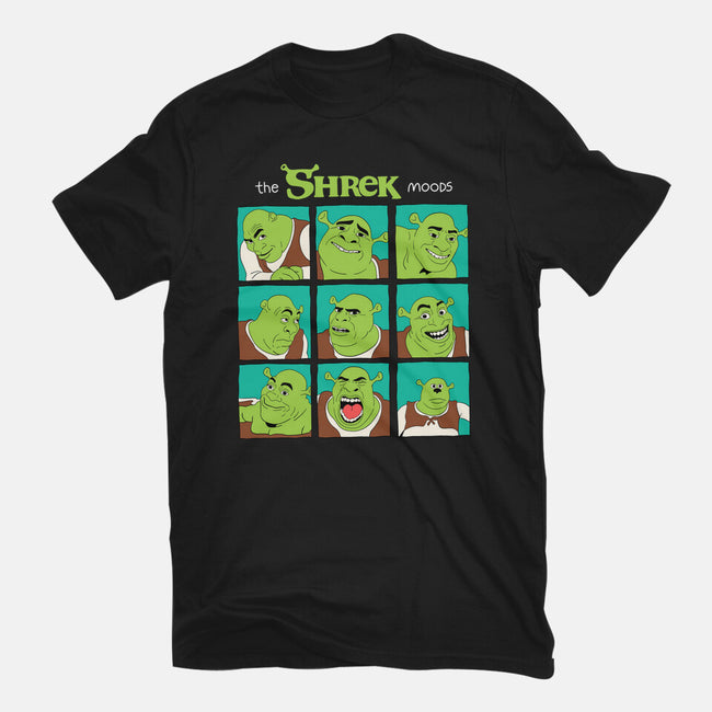 The Shrek Moods-Womens-Fitted-Tee-yumie