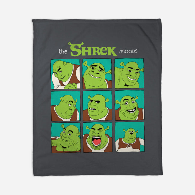 The Shrek Moods-None-Fleece-Blanket-yumie