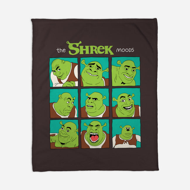 The Shrek Moods-None-Fleece-Blanket-yumie