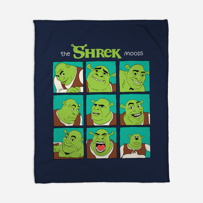 The Shrek Moods-None-Fleece-Blanket-yumie