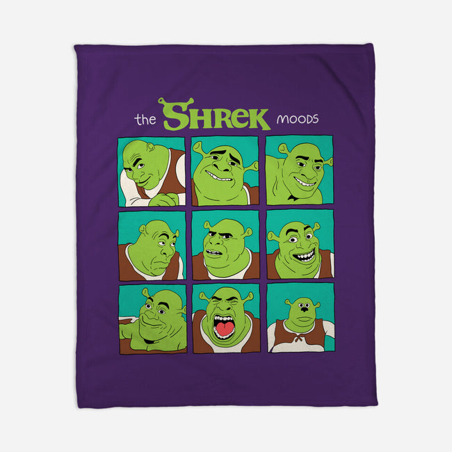 The Shrek Moods-None-Fleece-Blanket-yumie