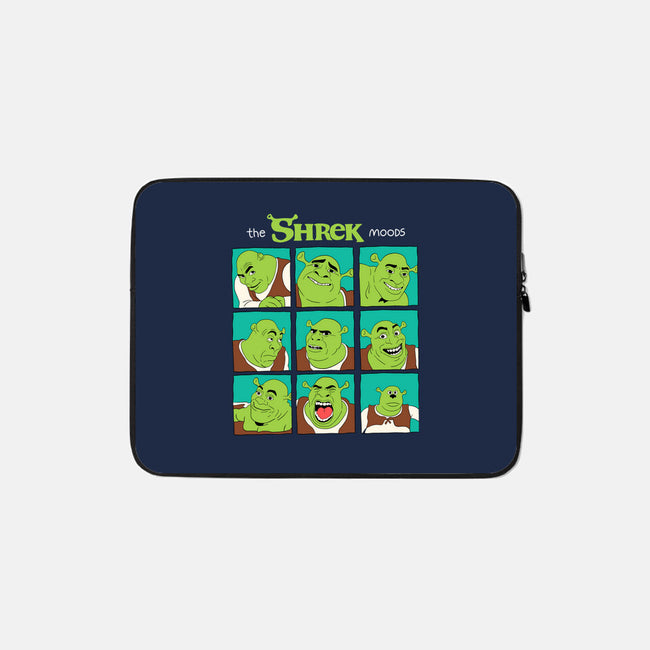 The Shrek Moods-None-Zippered-Laptop Sleeve-yumie