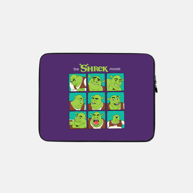 The Shrek Moods-None-Zippered-Laptop Sleeve-yumie