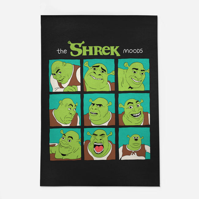 The Shrek Moods-None-Outdoor-Rug-yumie