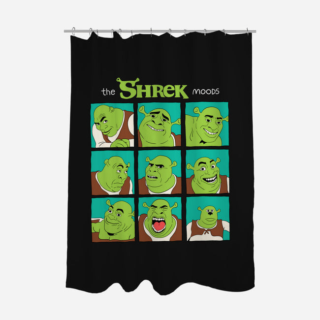 The Shrek Moods-None-Polyester-Shower Curtain-yumie