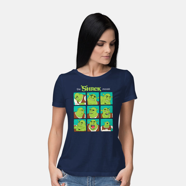 The Shrek Moods-Womens-Basic-Tee-yumie