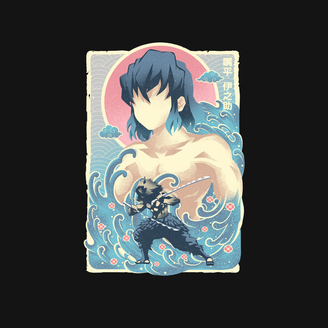 Great Wave Inosuke-None-Fleece-Blanket-hypertwenty