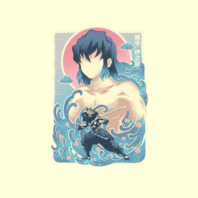 Great Wave Inosuke-None-Memory Foam-Bath Mat-hypertwenty