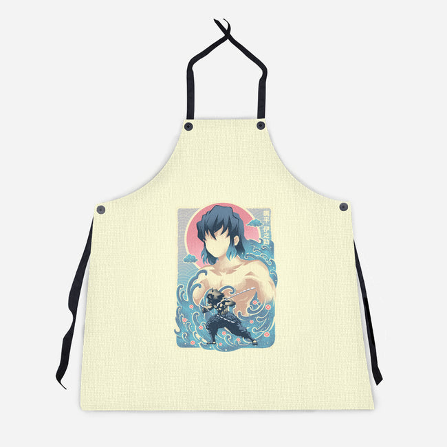 Great Wave Inosuke-Unisex-Kitchen-Apron-hypertwenty