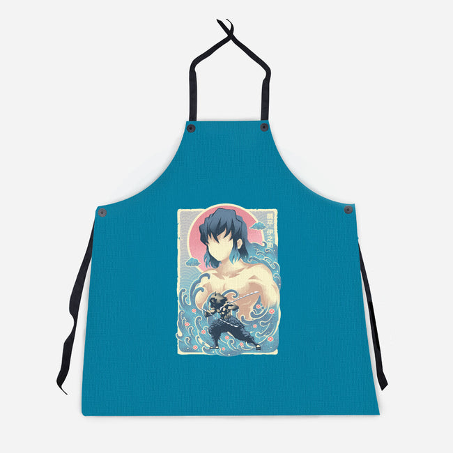 Great Wave Inosuke-Unisex-Kitchen-Apron-hypertwenty