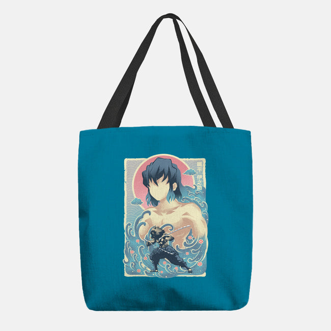 Great Wave Inosuke-None-Basic Tote-Bag-hypertwenty