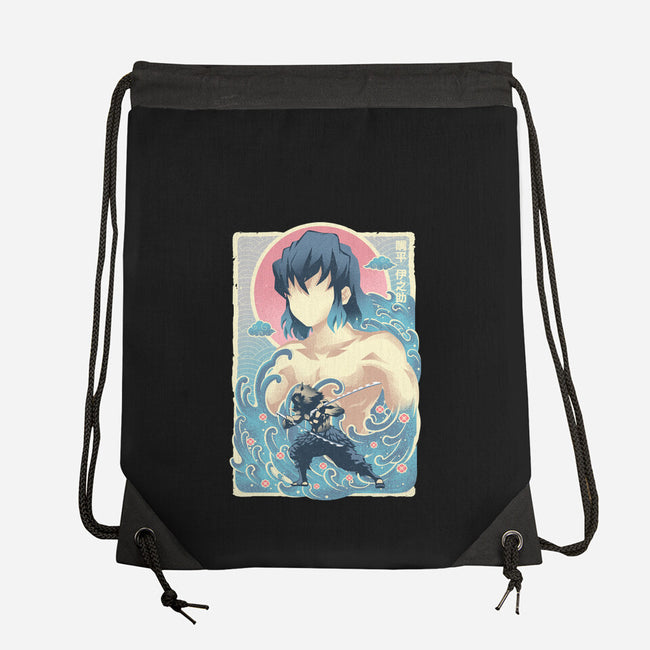 Great Wave Inosuke-None-Drawstring-Bag-hypertwenty