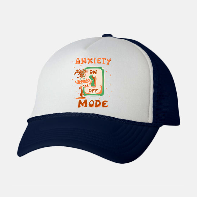 Anxiety Mode-Unisex-Trucker-Hat-yumie