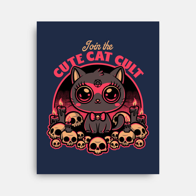 Cute Cat Cult-None-Stretched-Canvas-Studio Mootant