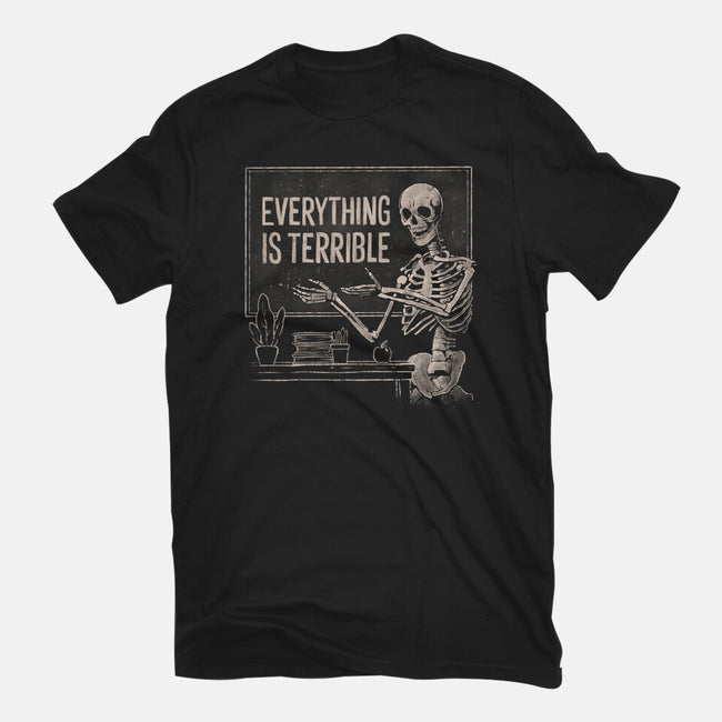 Everything Is Terrible-Womens-Basic-Tee-eduely