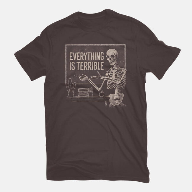 Everything Is Terrible-Womens-Basic-Tee-eduely