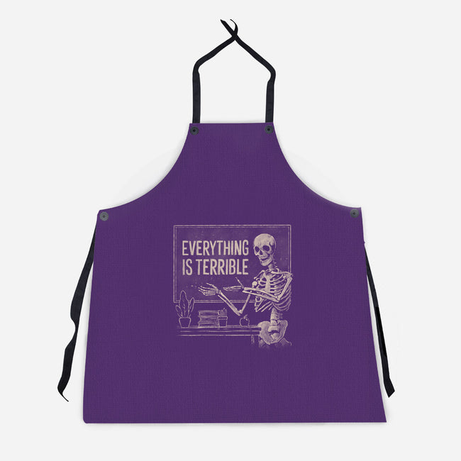 Everything Is Terrible-Unisex-Kitchen-Apron-eduely