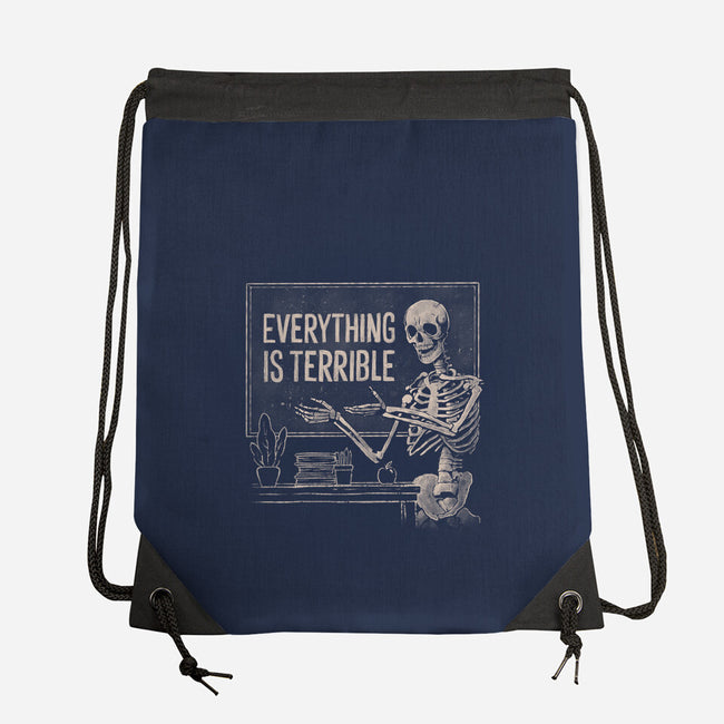 Everything Is Terrible-None-Drawstring-Bag-eduely