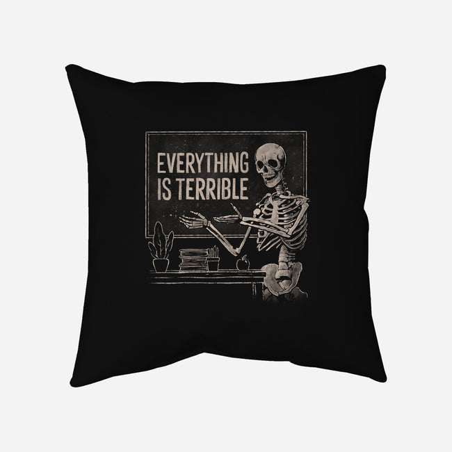 Everything Is Terrible-None-Removable Cover-Throw Pillow-eduely