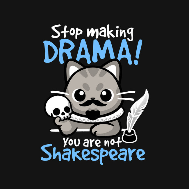 Shakespeare Cat Drama-Youth-Crew Neck-Sweatshirt-NemiMakeit