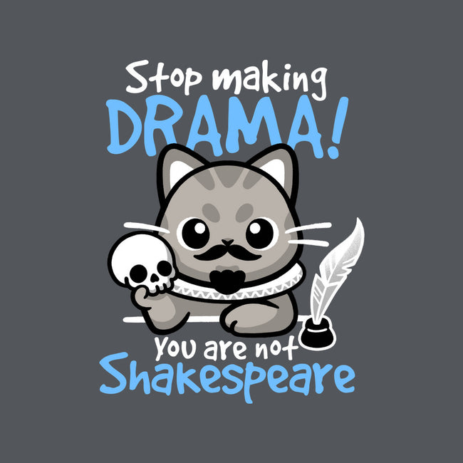 Shakespeare Cat Drama-None-Drawstring-Bag-NemiMakeit