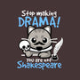 Shakespeare Cat Drama-None-Basic Tote-Bag-NemiMakeit