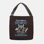 Shakespeare Cat Drama-None-Adjustable Tote-Bag-NemiMakeit