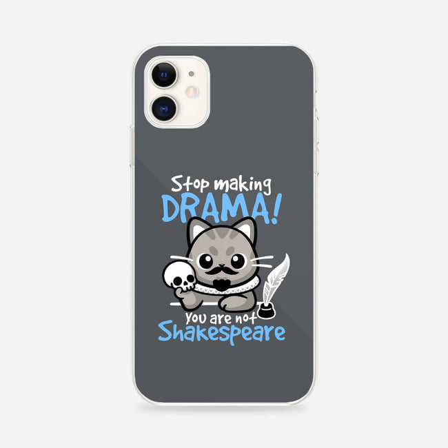 Shakespeare Cat Drama-iPhone-Snap-Phone Case-NemiMakeit