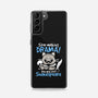 Shakespeare Cat Drama-Samsung-Snap-Phone Case-NemiMakeit