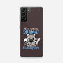 Shakespeare Cat Drama-Samsung-Snap-Phone Case-NemiMakeit