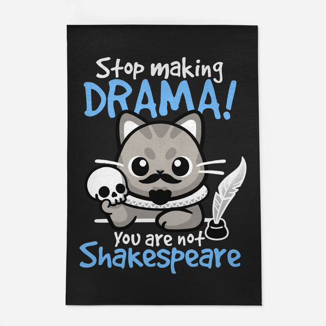 Shakespeare Cat Drama-None-Indoor-Rug-NemiMakeit