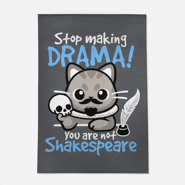 Shakespeare Cat Drama-None-Indoor-Rug-NemiMakeit