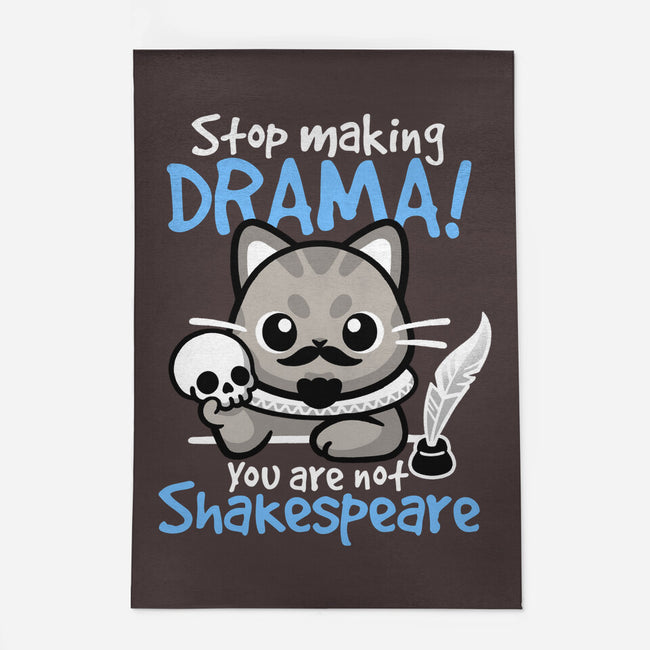 Shakespeare Cat Drama-None-Indoor-Rug-NemiMakeit