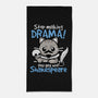 Shakespeare Cat Drama-None-Beach-Towel-NemiMakeit