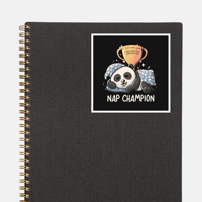 Nap Champion-None-Glossy-Sticker-koalastudio
