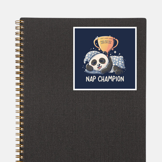 Nap Champion-None-Glossy-Sticker-koalastudio