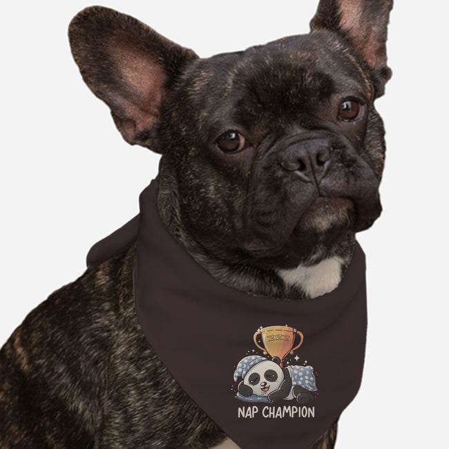 Nap Champion-Dog-Bandana-Pet Collar-koalastudio