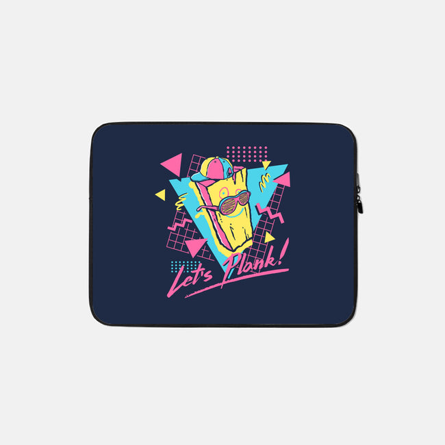 Let's Plank-None-Zippered-Laptop Sleeve-demonigote