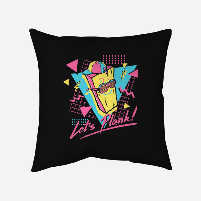 Let's Plank-None-Removable Cover w Insert-Throw Pillow-demonigote