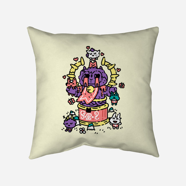 Little Cult Club-None-Removable Cover w Insert-Throw Pillow-demonigote